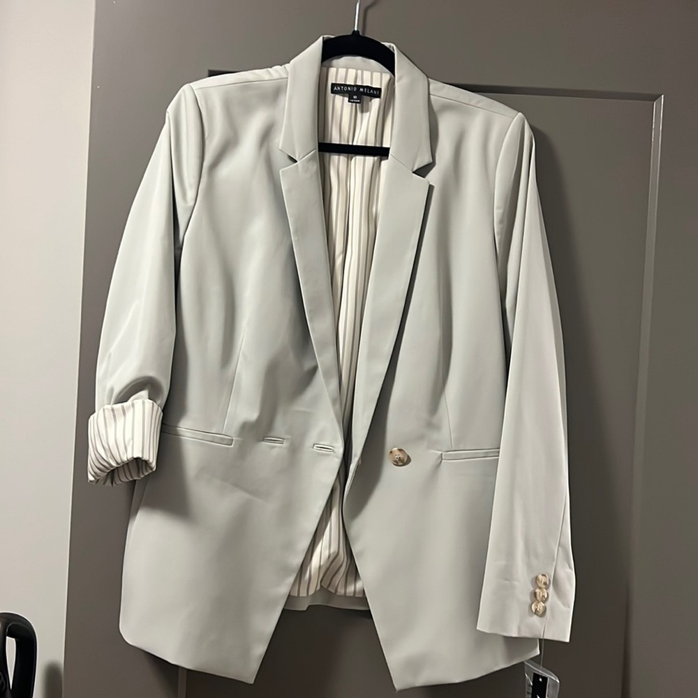 Antonio Melani Grey blazer, size 10